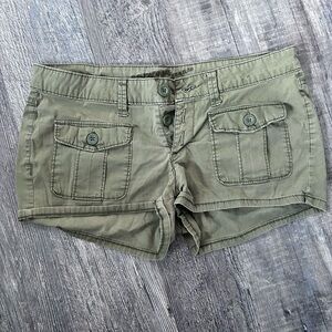 Arizona Jean Company Olive Women's Cargo Shorts